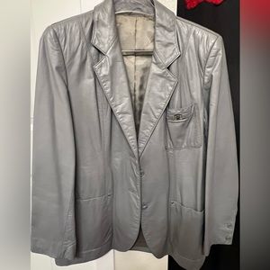 Aigner leather blazer, in good condition